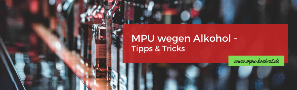 MPU Alkohol - MPU Vorbereitung online - MPU Fragen und Antworten